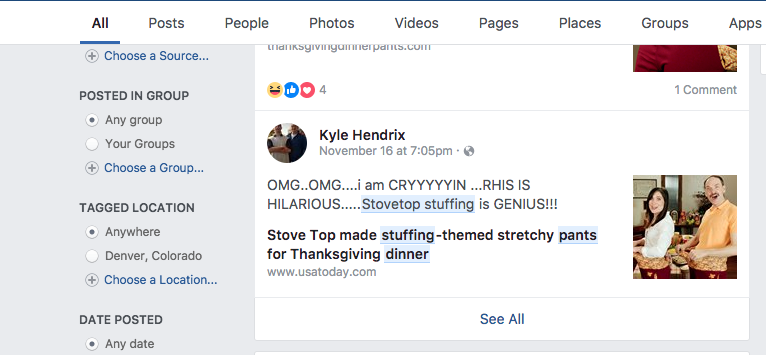 Great Marketing Campaigns | Stovetop Stuffing Thanksgiving Dinner Pants