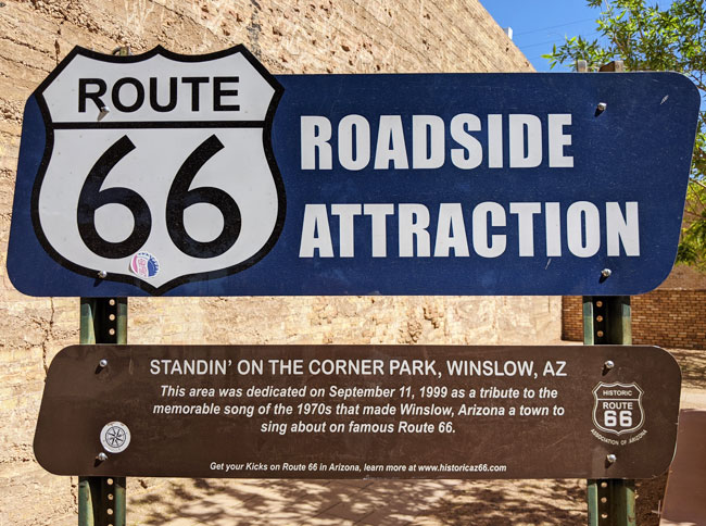 Winslow Arizona Sign | Winslow Arizona Eagles Song City Branding Case Study | DeWinter Marketing & PR