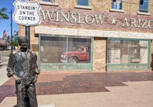 Glenn Frey Statue | Winslow Arizona Eagles Song | Winslow Arizona City Branding Case Study | DeWinter Marketing & PR